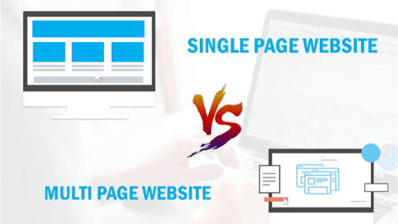 Choose the right Website design, Single Page or Multiple Page Website Design!